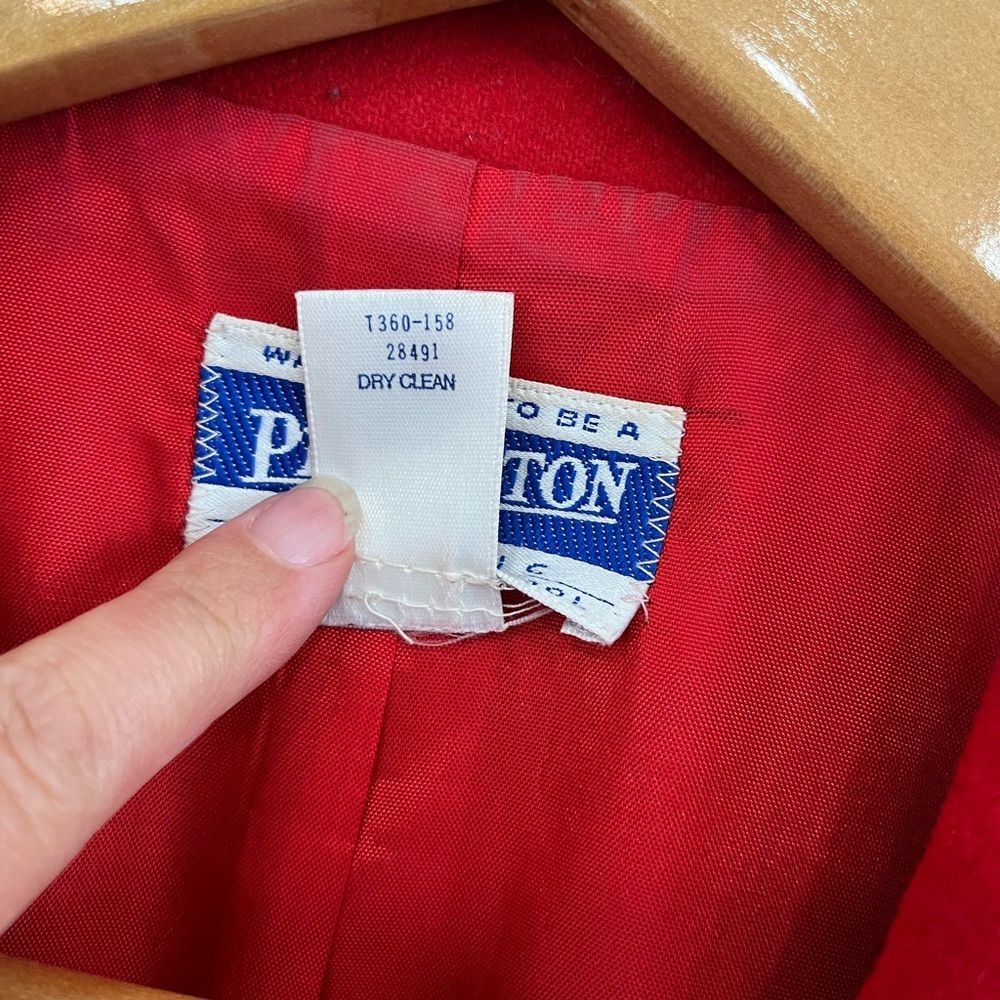 Pendleton Double Breasted Blazer 80s Vintage 100%… - image 8